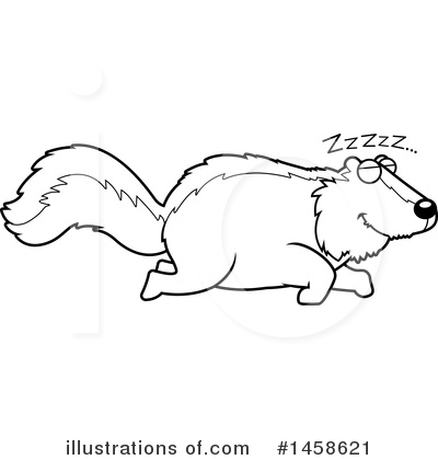 Royalty-Free (RF) Skunk Clipart Illustration by Cory Thoman - Stock Sample #1458621
