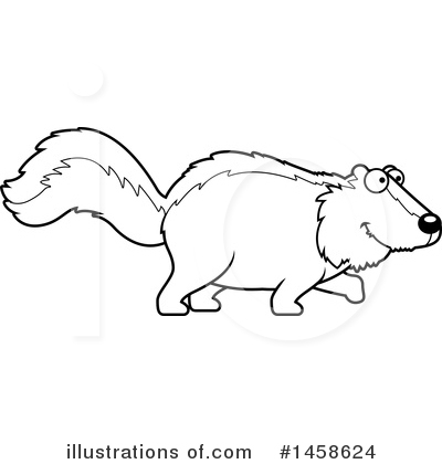 Royalty-Free (RF) Skunk Clipart Illustration by Cory Thoman - Stock Sample #1458624