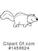 Skunk Clipart #1458624 by Cory Thoman