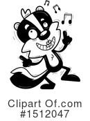 Skunk Clipart #1512047 by Cory Thoman
