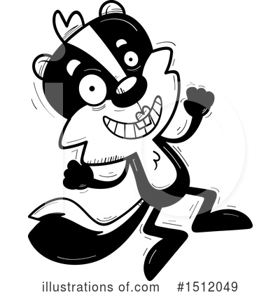 Royalty-Free (RF) Skunk Clipart Illustration by Cory Thoman - Stock Sample #1512049