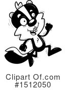 Skunk Clipart #1512050 by Cory Thoman
