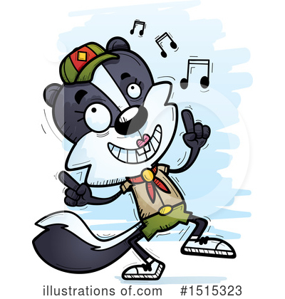 Royalty-Free (RF) Skunk Clipart Illustration by Cory Thoman - Stock Sample #1515323
