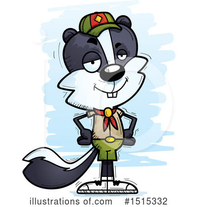 Royalty-Free (RF) Skunk Clipart Illustration by Cory Thoman - Stock Sample #1515332