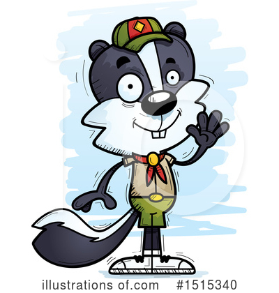 Royalty-Free (RF) Skunk Clipart Illustration by Cory Thoman - Stock Sample #1515340