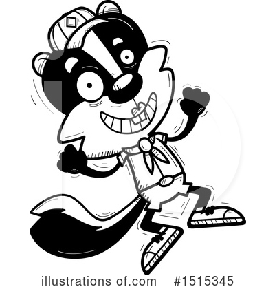 Royalty-Free (RF) Skunk Clipart Illustration by Cory Thoman - Stock Sample #1515345
