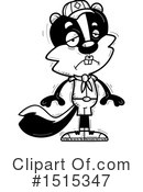 Skunk Clipart #1515347 by Cory Thoman