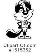 Skunk Clipart #1515352 by Cory Thoman