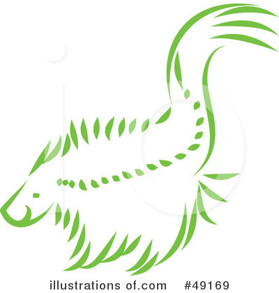 Royalty-Free (RF) Skunk Clipart Illustration by Prawny - Stock Sample #49169