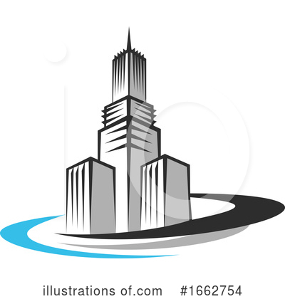 Royalty-Free (RF) Skycraper Clipart Illustration by Vector Tradition SM - Stock Sample #1662754