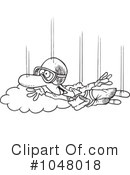 Skydiving Clipart #1048018 by toonaday