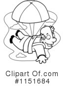 Skydiving Clipart #1151684 by Cory Thoman