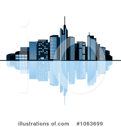 Royalty-Free (RF) Skyline Clipart Illustration by Vector Tradition SM - Stock Sample #1063699
