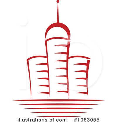 Royalty-Free (RF) Skyscraper Clipart Illustration by Vector Tradition SM - Stock Sample #1063055