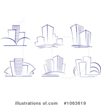Royalty-Free (RF) Skyscraper Clipart Illustration by Vector Tradition SM - Stock Sample #1063619