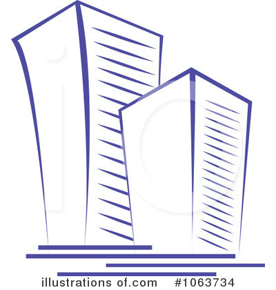 Royalty-Free (RF) Skyscraper Clipart Illustration by Vector Tradition SM - Stock Sample #1063734