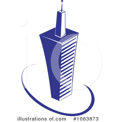 Royalty-Free (RF) Skyscraper Clipart Illustration by Vector Tradition SM - Stock Sample #1063873