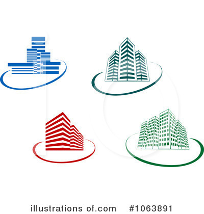 Royalty-Free (RF) Skyscraper Clipart Illustration by Vector Tradition SM - Stock Sample #1063891