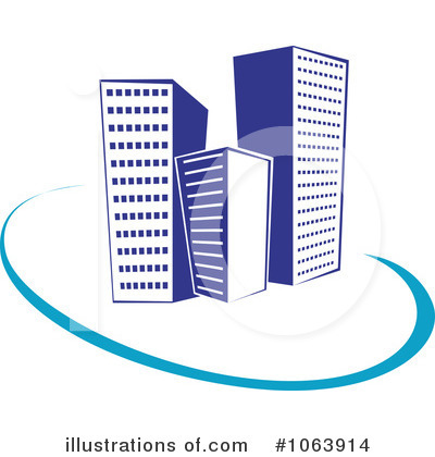 Royalty-Free (RF) Skyscraper Clipart Illustration by Vector Tradition SM - Stock Sample #1063914
