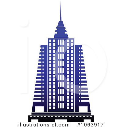 Royalty-Free (RF) Skyscraper Clipart Illustration by Vector Tradition SM - Stock Sample #1063917