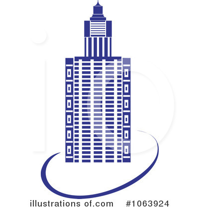 Royalty-Free (RF) Skyscraper Clipart Illustration by Vector Tradition SM - Stock Sample #1063924