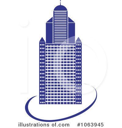 Royalty-Free (RF) Skyscraper Clipart Illustration by Vector Tradition SM - Stock Sample #1063945