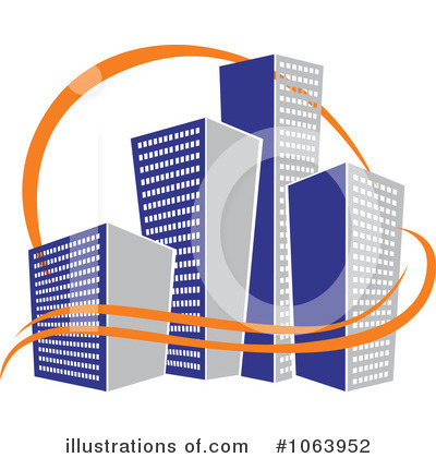 Royalty-Free (RF) Skyscraper Clipart Illustration by Vector Tradition SM - Stock Sample #1063952