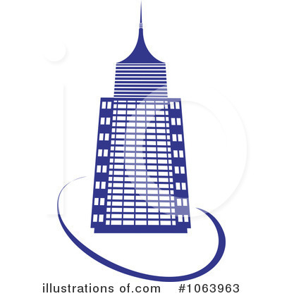 Royalty-Free (RF) Skyscraper Clipart Illustration by Vector Tradition SM - Stock Sample #1063963