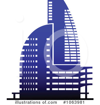 Royalty-Free (RF) Skyscraper Clipart Illustration by Vector Tradition SM - Stock Sample #1063981