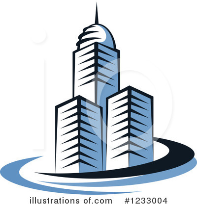 Royalty-Free (RF) Skyscraper Clipart Illustration by Vector Tradition SM - Stock Sample #1233004
