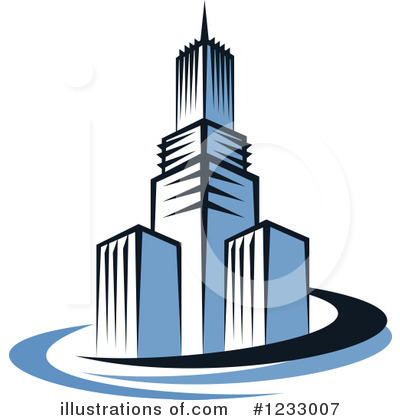 Royalty-Free (RF) Skyscraper Clipart Illustration by Vector Tradition SM - Stock Sample #1233007