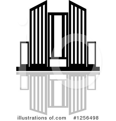 Royalty-Free (RF) Skyscraper Clipart Illustration by Vector Tradition SM - Stock Sample #1256498