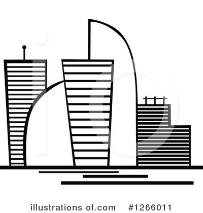 Royalty-Free (RF) Skyscraper Clipart Illustration by Vector Tradition SM - Stock Sample #1266011