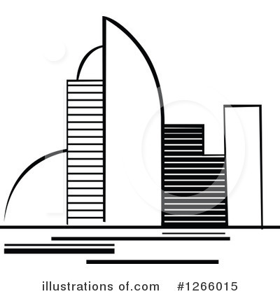 Royalty-Free (RF) Skyscraper Clipart Illustration by Vector Tradition SM - Stock Sample #1266015