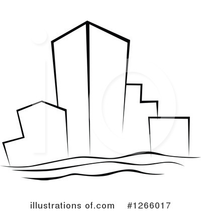 Royalty-Free (RF) Skyscraper Clipart Illustration by Vector Tradition SM - Stock Sample #1266017