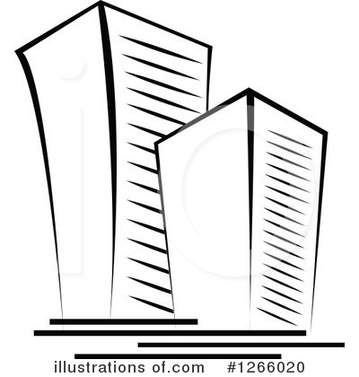Royalty-Free (RF) Skyscraper Clipart Illustration by Vector Tradition SM - Stock Sample #1266020