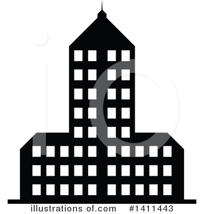 Royalty-Free (RF) Skyscraper Clipart Illustration by dero - Stock Sample #1411443