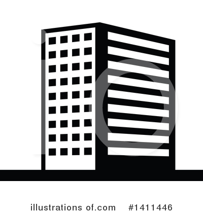 Royalty-Free (RF) Skyscraper Clipart Illustration by dero - Stock Sample #1411446