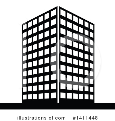 Royalty-Free (RF) Skyscraper Clipart Illustration by dero - Stock Sample #1411448