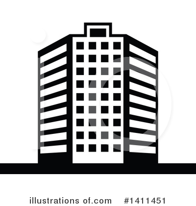 Royalty-Free (RF) Skyscraper Clipart Illustration by dero - Stock Sample #1411451