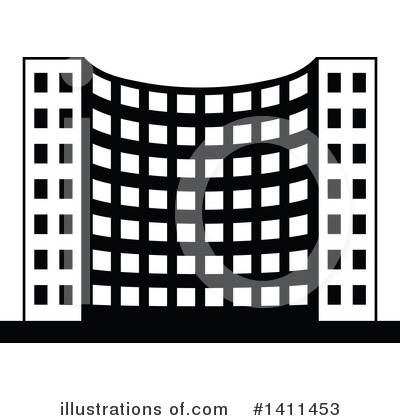 Royalty-Free (RF) Skyscraper Clipart Illustration by dero - Stock Sample #1411453