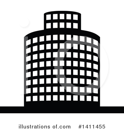 Royalty-Free (RF) Skyscraper Clipart Illustration by dero - Stock Sample #1411455