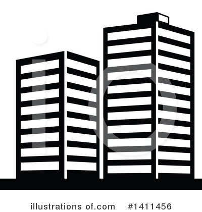 Royalty-Free (RF) Skyscraper Clipart Illustration by dero - Stock Sample #1411456