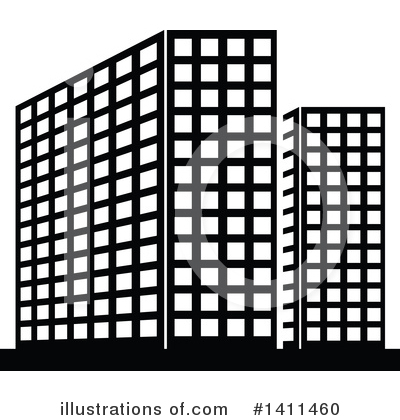 Royalty-Free (RF) Skyscraper Clipart Illustration by dero - Stock Sample #1411460