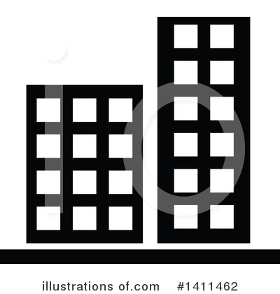 Royalty-Free (RF) Skyscraper Clipart Illustration by dero - Stock Sample #1411462