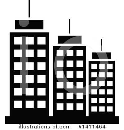 Royalty-Free (RF) Skyscraper Clipart Illustration by dero - Stock Sample #1411464