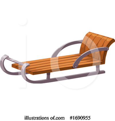 Royalty-Free (RF) Sled Clipart Illustration by Vector Tradition SM - Stock Sample #1690955
