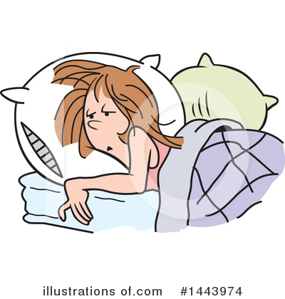 Royalty-Free (RF) Sleep Clipart Illustration by Johnny Sajem - Stock Sample #1443974