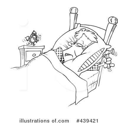 Royalty-Free (RF) Sleep Clipart Illustration by toonaday - Stock Sample #439421