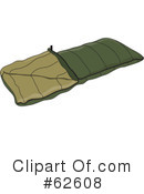 Sleeping Bag Clipart #62608 by Pams Clipart
